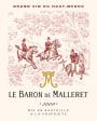 Chateau de Malleret Le Baron de Malleret 2009 Front Label