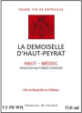 Chateau Peyrat-Fourthon La Demoiselle d'Haut-Peyrat 2009 Front Label