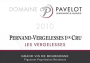 Domaine Pavelot Pernand-Vergelesses Les Vergelesses Premier Cru 2010 Front Label