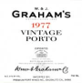 Graham's Vintage Port (1.5 Liter Magnum) 1977 Front Label
