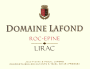 Domaine Lafond Lirac Blanc 2013 Front Label