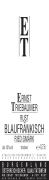 Ernst Triebaumer Ried Gmark Blaufrankisch 2009 Front Label