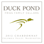 Duck Pond Chardonnay 2012 Front Label