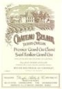 Chateau Belair-Monange 1996 Front Label