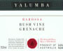 Yalumba Old Bush Vine Grenache 2002 Front Label