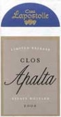 Clos Apalta 2002 Front Label