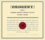 Orogeny Vineyards Pinot Noir Green Valley 2004 Front Label