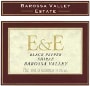 Barossa Valley Estate E and E Black Pepper Shiraz 2003 Front Label