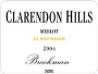 Clarendon Hills Brookman Merlot 2004 Front Label