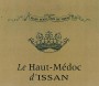 Chateau d'Issan Le Haut-Medoc d'Issan 2005 Front Label