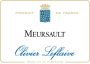 Olivier Leflaive Meursault (375ML half-bottle) 2018 Front Label