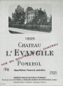 Chateau L'Evangile (1.5 Liter Magnum) 1995 Front Label