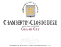 Domaine Drouhin-Laroze Chambertin-Clos de Beze Grand Cru (375ML half-bottle) 2021 Front Label