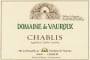 Domaine de Vauroux Chablis (375ML half-bottle) 2021 Front Label