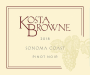 Kosta Browne Sonoma Coast Pinot Noir (375ML half-bottle) 2018 Front Label
