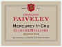 Faiveley Mercurey Clos des Myglands Premier Cru Monopole (375ML half-bottle) 2018 Front Label