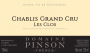 Domaine Pinson Freres Chablis les Clos Grand Cru (1.5 Liter Magnum) 2022 Front Label