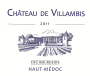 Chateau de Villambis Haut-Medoc 2011 Front Label