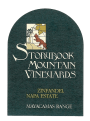 Storybook Mountain Mayacamas Range Zinfandel (375ML half-bottle) 2018 Front Label