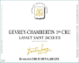 Domaine Drouhin-Laroze Gevrey-Chambertin Lavaut St Jacques Premier Cru (375ML half-bottle) 2019 Front Label