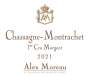 Domaine Alex Moreau Chassagne-Montrachet Morgeot Premier Cru 2021 Front Label