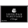 Sheridan Vineyard L'Orage (1.5 Liter Magnum) 2012 Front Label