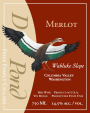 Duck Pond Desert Wind Vineyard Merlot 2012 Front Label