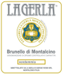 La Gerla Brunello di Montalcino (375ML half-bottle) 2019 Front Label