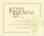 Kosta Browne One Sixteen Chardonnay (375ML half-bottle) 2018 Front Label