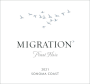 Migration Sonoma Coast Pinot Noir (375ML half-bottle) 2021 Front Label