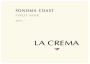 La Crema Sonoma Coast Pinot Noir (375ML half-bottle) 2021 Front Label