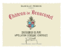 Chateau de Beaucastel Chateauneuf-du-Pape (375ML half-bottle) 2018 Front Label