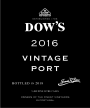 Dow's Vintage Port (1.5 Liter Magnum) 2016 Front Label