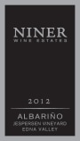 Niner Jespersen Vineyard Albarino 2012  Front Label