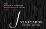 J Vineyards Nicole's Vineyard Pinot Noir 2012 Front Label
