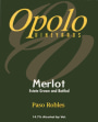Opolo Paso Robles Merlot 2005 Front Label