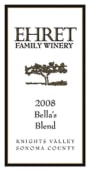Ehret Family Winery Bellas Blend 2008 Front Label