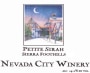 Nevada City Winery Petite Sirah 2004  Front Label