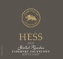 Hess Shirtail Ranches Cabernet Sauvignon 2015 Front Label