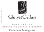 Quivet Cellars Spring Mountain Cabernet Sauvignon 2010  Front Label