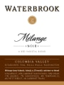 Waterbrook Melange Noir 2009 Front Label