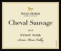 Wild Horse Cheval Sauvage Pinot Noir 2010 Front Label