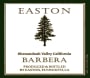 Easton Barbera 2002  Front Label