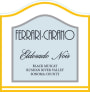 Ferrari-Carano Eldorado Noir Black Muscat 2015 Front Label
