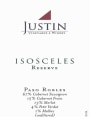 Justin Isosceles Reserve 2004 Front Label