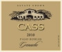 Cass Winery Grenache 2010 Front Label