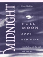 Midnight Cellars Winery Full Moon Red 2005 Front Label