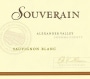 Chateau Souverain Alexander Valley Sauvignon Blanc 2016  Front Label