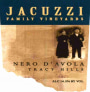 Jacuzzi Nero d'Avola 2008 Front Label