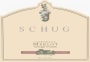 Schug Heritage Reserve Merlot 2000  Front Label